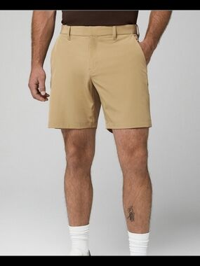 Fabletics Men's Tan Hybrid Shorts